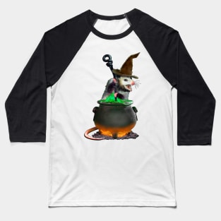 Halloween Possum Baseball T-Shirt